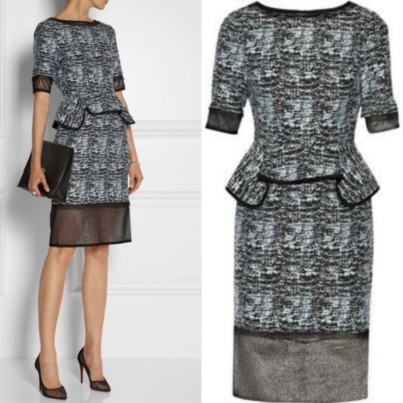 Jonathan Simkhai Dresses & Skirts - SALE Jonathan Simkhai Cotton Jacquard Peplum Dress